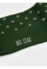 Big-Star - Skarpety damskie bawełniane z wzorem zielone Halia 304. Kolor: zielony. Materiał: bawełna #2