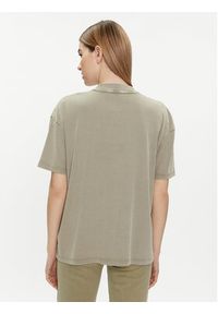 Calvin Klein Jeans T-Shirt J20J223278 Zielony Boyfriend Fit. Kolor: zielony. Materiał: bawełna