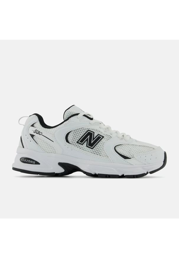 New Balance 530 MR530EWB Sneakersy unisex. Kolor: biały. Materiał: syntetyk, materiał. Szerokość cholewki: normalna