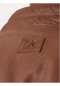 Milestone Kurtka skórzana Oliverio 611099 60770 Brązowy Regular Fit. Kolor: brązowy. Materiał: skóra #5