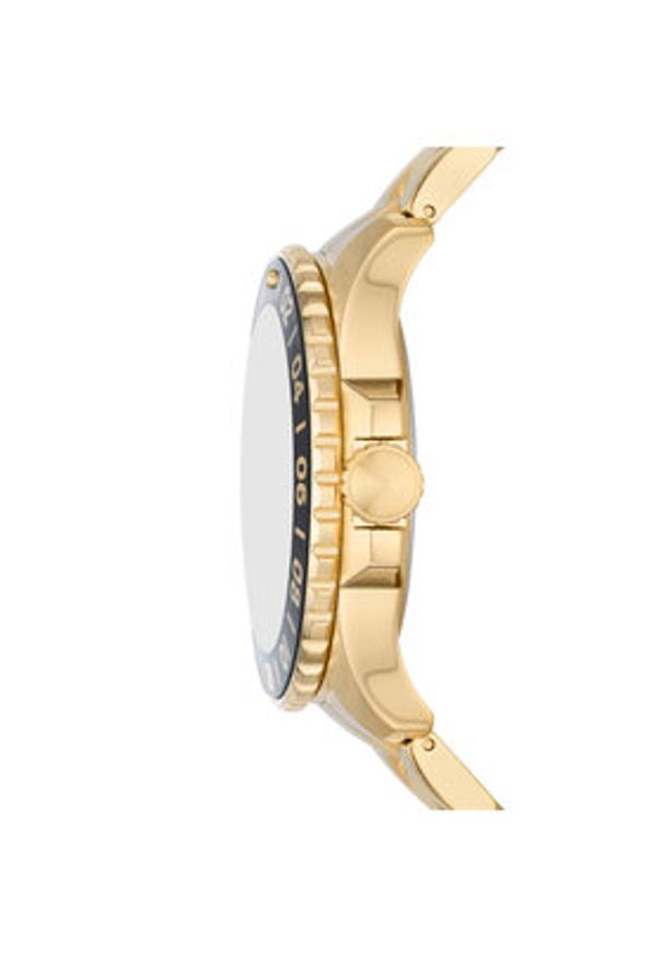 Fossil Zegarek Blue FS5990 Złoty. Kolor: złoty