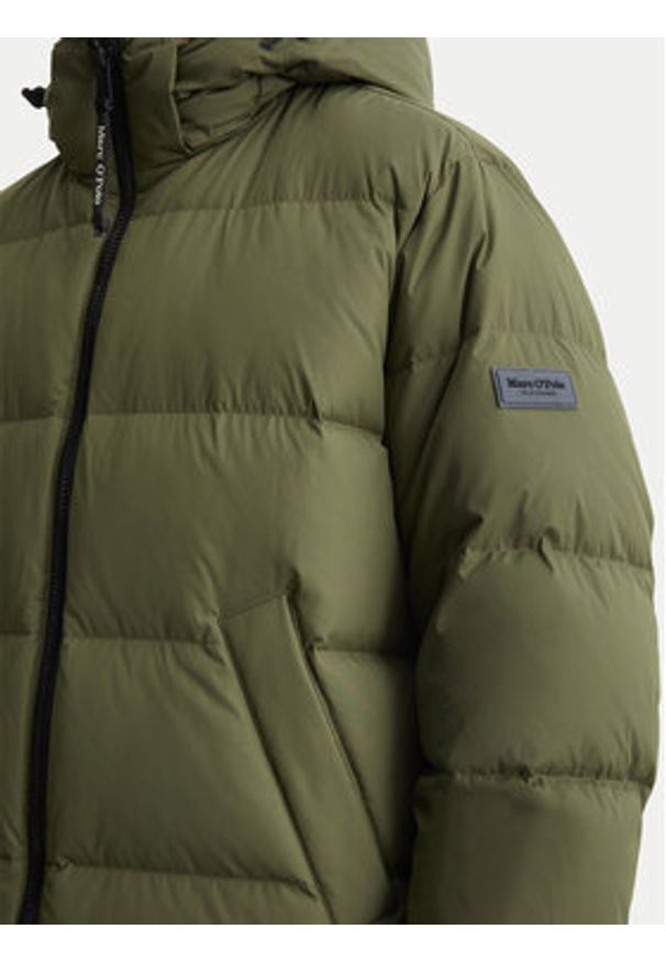 Marc O'Polo Kurtka puchowa 429 0960 70266 Zielony Regular Fit. Typ kołnierza: polo. Kolor: zielony. Materiał: syntetyk