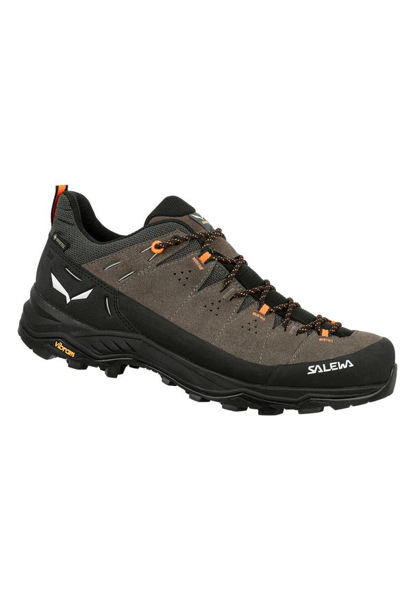Buty Trekkingowe Męskie Salewa Alp Trainer 2 Gtx. Kolor: wielokolorowy, czarny, brązowy. Materiał: zamsz, materiał, syntetyk