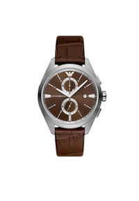 Emporio Armani Zegarek AR11482 Brązowy. Kolor: brązowy