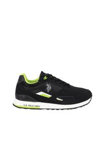 U.S. Polo Assn. Sneakersy "Tabry003" | Tabry 003 | Mężczyzna | Czarny. Kolor: czarny. Materiał: materiał, skóra ekologiczna. Wzór: nadruk, aplikacja #4