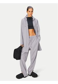 Rains Kurtka przeciwdeszczowa A-line W Jacket W3 18050 Szary Regular Fit. Kolor: szary. Materiał: syntetyk