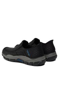 skechers - Skechers Sneakersy Respected Elgin 204810/BLK Czarny. Kolor: czarny. Materiał: materiał