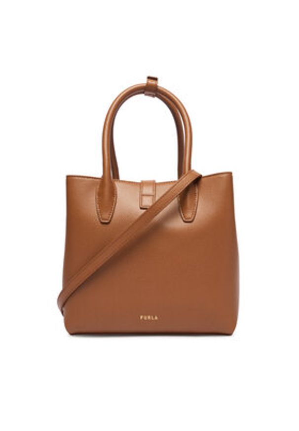 Furla Torebka Goccia S WB01949 ARE000 KH 4557S Brązowy. Kolor: brązowy. Materiał: skórzane