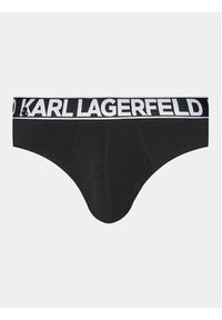 Karl Lagerfeld - KARL LAGERFELD Komplet 3 par slipów Full Elastic Brief Set (3X) 235M2114 Czarny. Kolor: czarny. Materiał: bawełna #6