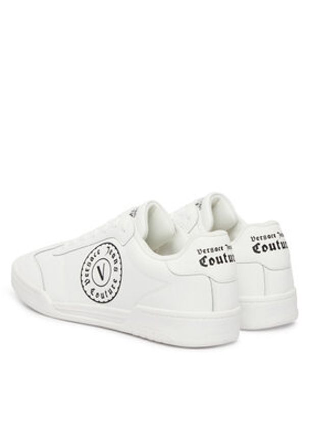 Versace Jeans Couture Sneakersy 80YA3SD1 ZPB84 Biały. Kolor: biały. Materiał: skóra
