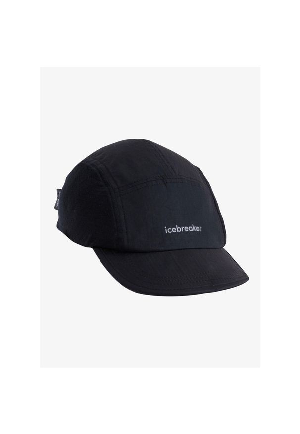 Czapka z daszkiem Icebreaker Shell+ Windbreaker 5 Panel Cap - black. Kolor: czarny. Sezon: zima
