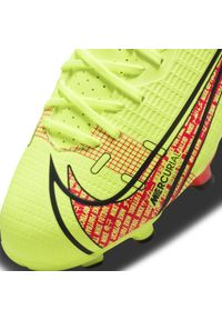 Buty piłkarskie Nike Mercurial 14 Vapor Academy FG/MG Jr CV0811-760 zielone zielone. Zapięcie: zamek. Kolor: zielony. Materiał: syntetyk. Szerokość cholewki: normalna. Sport: piłka nożna #9