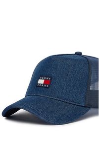 Tommy Jeans Czapka z daszkiem Tjm Hertiage Denim Trucker AM0AM14205 Niebieski. Kolor: niebieski. Materiał: bawełna #3