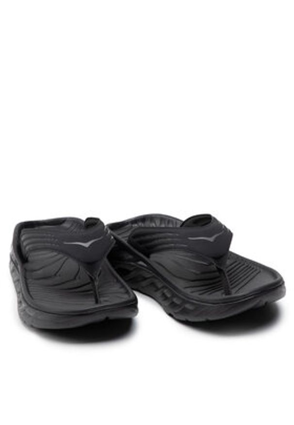 HOKA - Hoka Japonki Ora Recovery Flip 1099675 Czarny. Kolor: czarny. Materiał: skóra
