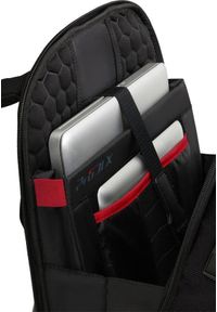 Samsonite 147137 1041 15.6'' PRO-DLX 6 EXP czarny. Kolor: czarny. Materiał: skóra, materiał. Wzór: kolorowy. Styl: elegancki, biznesowy