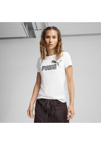 Puma - Damska koszulka ESS NATURE 2.0 PUMA White. Kolor: biały