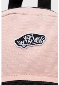 Vans Plecak damski kolor różowy mały gładki. Kolor: różowy. Wzór: gładki #5