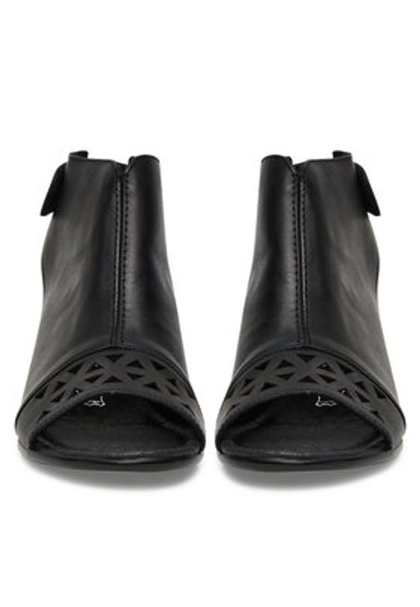 Remonte Sandały R8772-00 Czarny. Kolor: czarny. Materiał: skóra