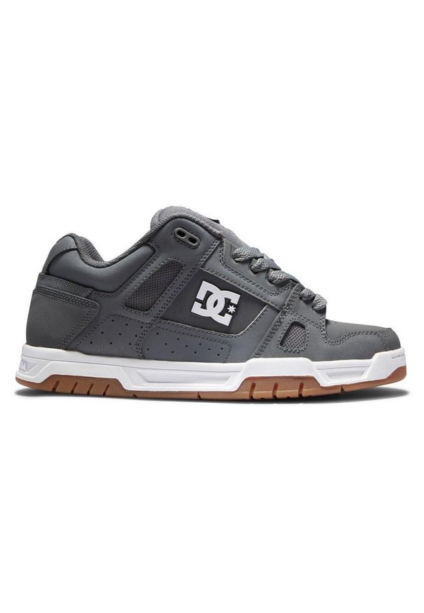 DC Shoes - Tenisówki Dc Model Stag Kolor Szary. Kolor: szary. Materiał: syntetyk, tkanina, skóra. Sport: skateboard