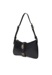 Pinko - PINKO Torebka Arthemis Shoulder Mini AI 24-25 PLTT 103512 A29V Czarny. Kolor: czarny. Materiał: skórzane