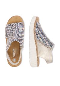 Rieker Sandały CEO-69284-90 Niebieski. Kolor: niebieski. Materiał: materiał #7