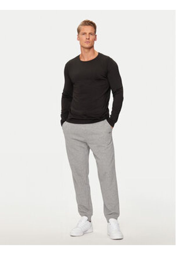 YSABEL MORA Longsleeve 70102 Czarny Slim Fit. Kolor: czarny. Materiał: syntetyk. Długość rękawa: długi rękaw