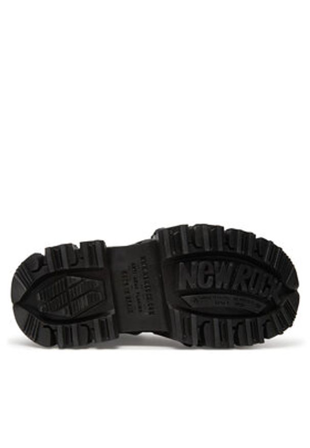 NEW ROCK Sneakersy M-WALL106-S25 Czarny. Kolor: czarny. Materiał: skóra