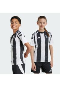 Adidas - Koszulka Juventus 24/25 Home Kids. Kolor: czarny, biały, wielokolorowy. Materiał: materiał