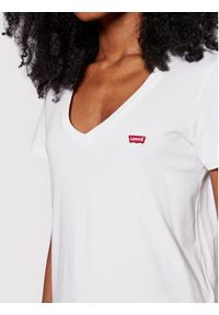 Levi's® T-Shirt Perfect V-Neck Tee 85341-0002 Biały Regular Fit. Kolor: biały. Materiał: bawełna #5