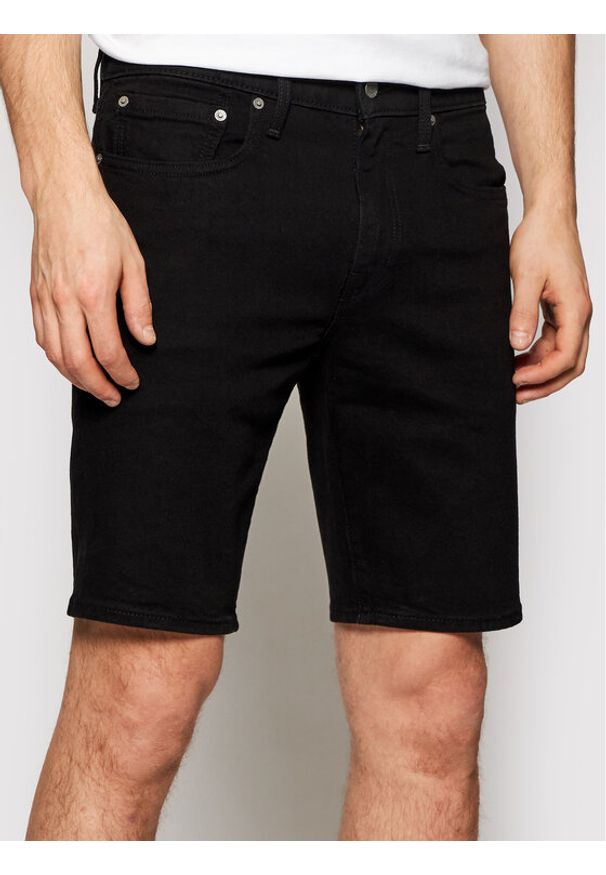 Levi's® Szorty jeansowe 405™ 39864-0037 Czarny Standard Fit. Kolor: czarny. Materiał: bawełna, jeans