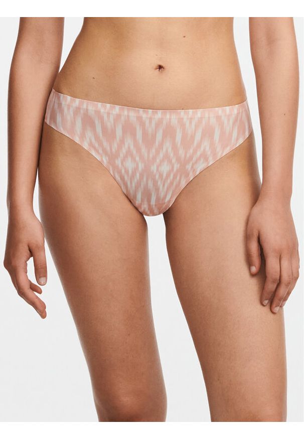 Chantelle Stringi Soft Stretch C11D90 Różowy. Kolor: różowy. Materiał: syntetyk