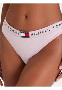 TOMMY HILFIGER - Tommy Hilfiger Stringi UW0UW06039 Różowy. Kolor: różowy. Materiał: bawełna #5