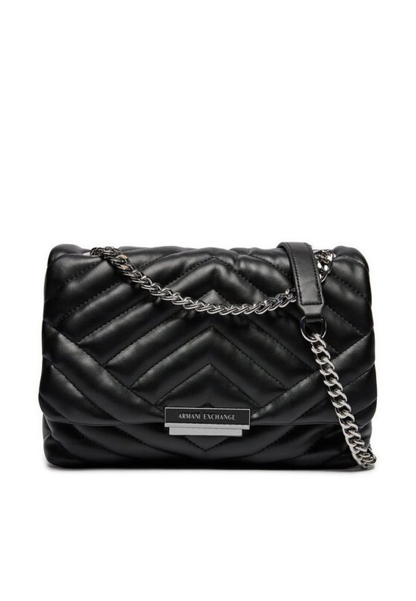 Armani Exchange Torebka 949122 4R742 00020 Czarny. Kolor: czarny. Materiał: skórzane