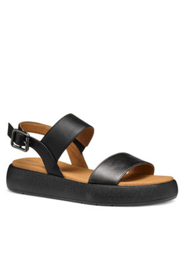 Geox Sandały D Camalei D550NA 0NFBC C1223 Szary. Kolor: szary. Materiał: skóra