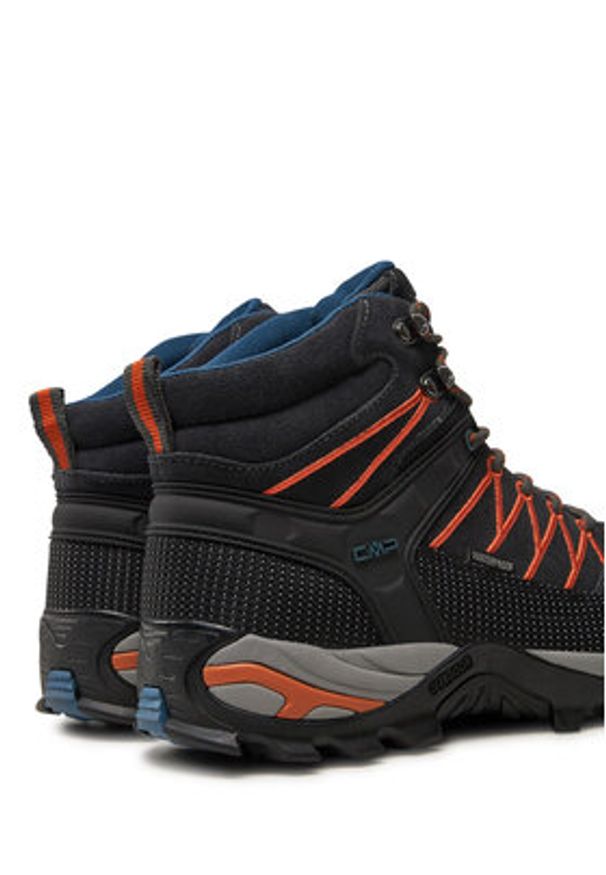 CMP Trekkingi Rigel Mid Trekking Shoes Wp 3Q12947 Czarny. Kolor: czarny. Materiał: skóra, zamsz. Sport: turystyka piesza