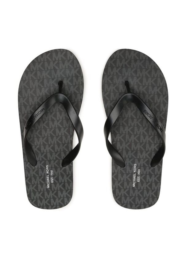 MICHAEL Michael Kors Japonki Travis Flip Flop 42S2TRFA2Q Czarny. Kolor: czarny. Materiał: syntetyk
