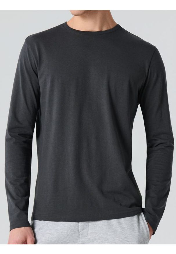 Sinsay - Bawełniana koszulka basic - szary. Kolor: szary. Materiał: bawełna