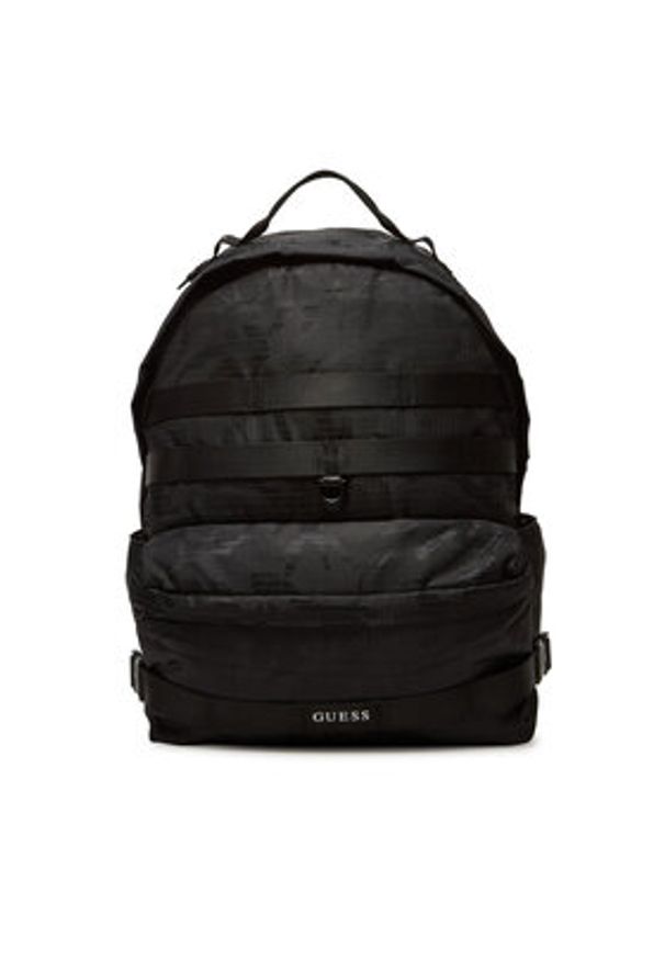 Guess Plecak HMASNC P5375 Czarny. Kolor: czarny. Materiał: materiał
