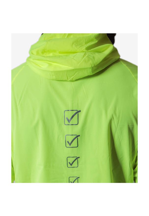 Kurtka wodoodporna z kapturem Givova. Typ kołnierza: kaptur. Kolor: żółty