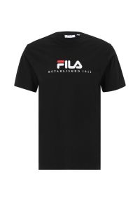 Fila - T-shirt Męski Bedburg. Kolor: czarny