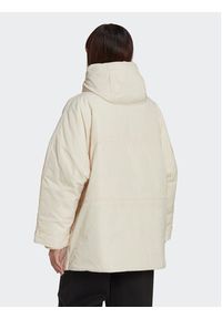 Adidas - adidas Parka HK5249 Écru Relaxed Fit. Materiał: syntetyk