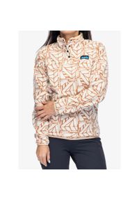 KAVU - Bluza polarowa damska Kavu Cavanaugh. Kolor: pomarańczowy. Materiał: polar