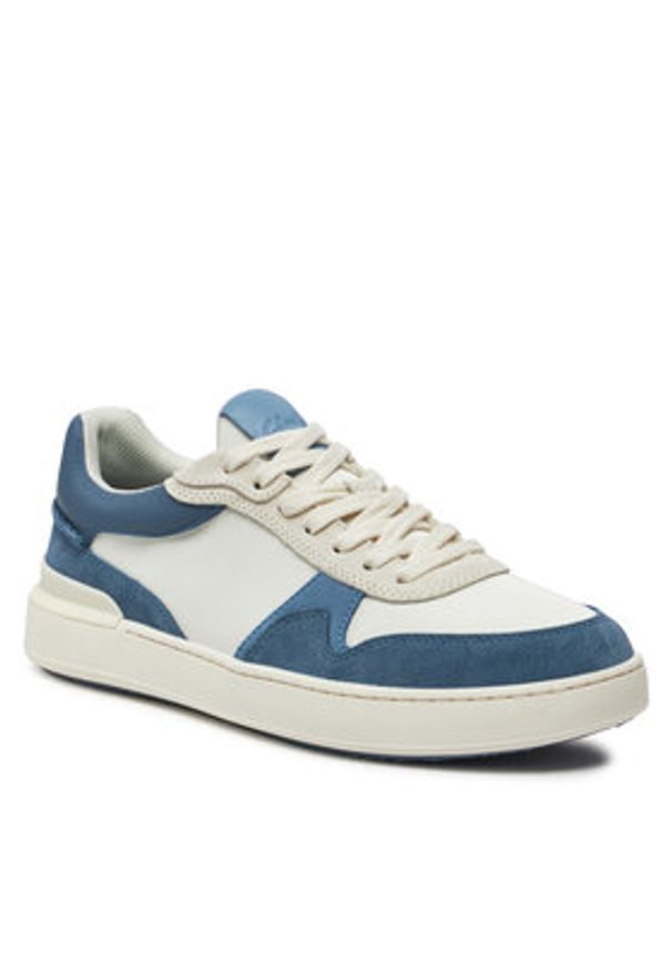 Clarks Sneakersy Courtlite Race 26176121 Niebieski. Kolor: niebieski. Materiał: zamsz, skóra