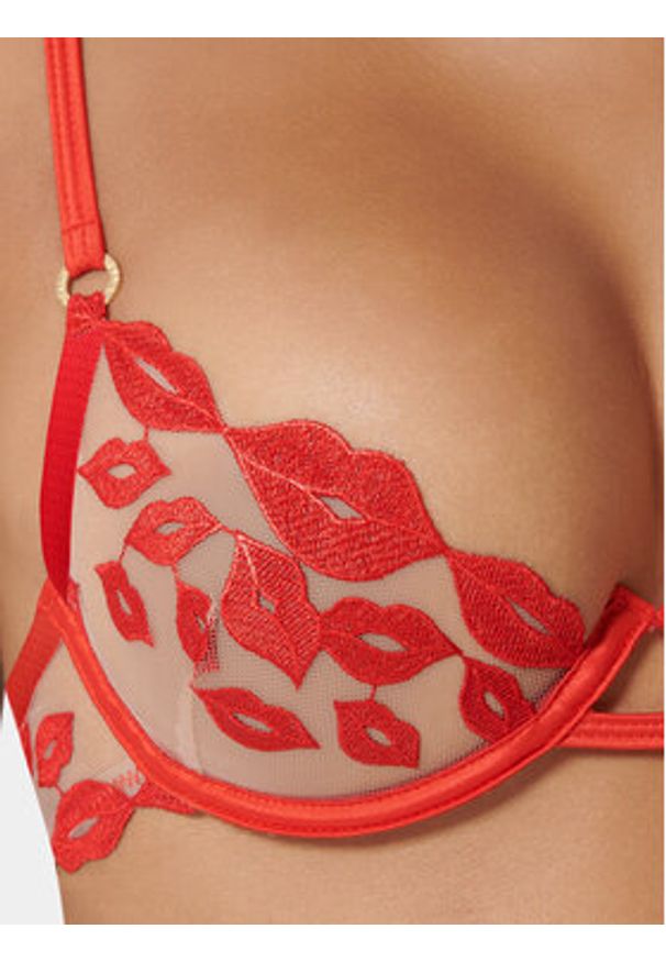 Bluebella Biustonosz z fiszbiną Marian 42226 Czerwony. Kolor: czerwony. Materiał: syntetyk