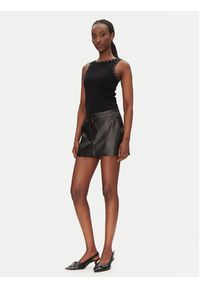 JJXX Spódnica z imitacji skóry Selma 12271904 Czarny Slim Fit. Kolor: czarny. Materiał: skóra #5