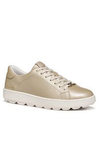 Geox Sneakersy D Spherica Ecub-1 D55WEB 000AK C5322 Beżowy. Kolor: beżowy. Materiał: skóra #4