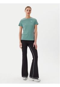 Puma T-Shirt Ess Elevated 685021 Zielony Slim Fit. Kolor: zielony. Materiał: bawełna #2