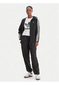 Adidas - adidas Wiatrówka Windbreaker GN2780 Czarny Loose Fit. Kolor: czarny. Materiał: syntetyk #5