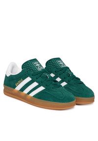 Adidas - adidas Sneakersy Gazelle Indoor IH9134 Zielony. Kolor: zielony. Materiał: skóra, zamsz. Model: Adidas Gazelle #6