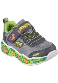 skechers - Buty sportowe dla dzieci Skechers Play Scene. Okazja: na co dzień. Kolor: szary. Materiał: materiał #1